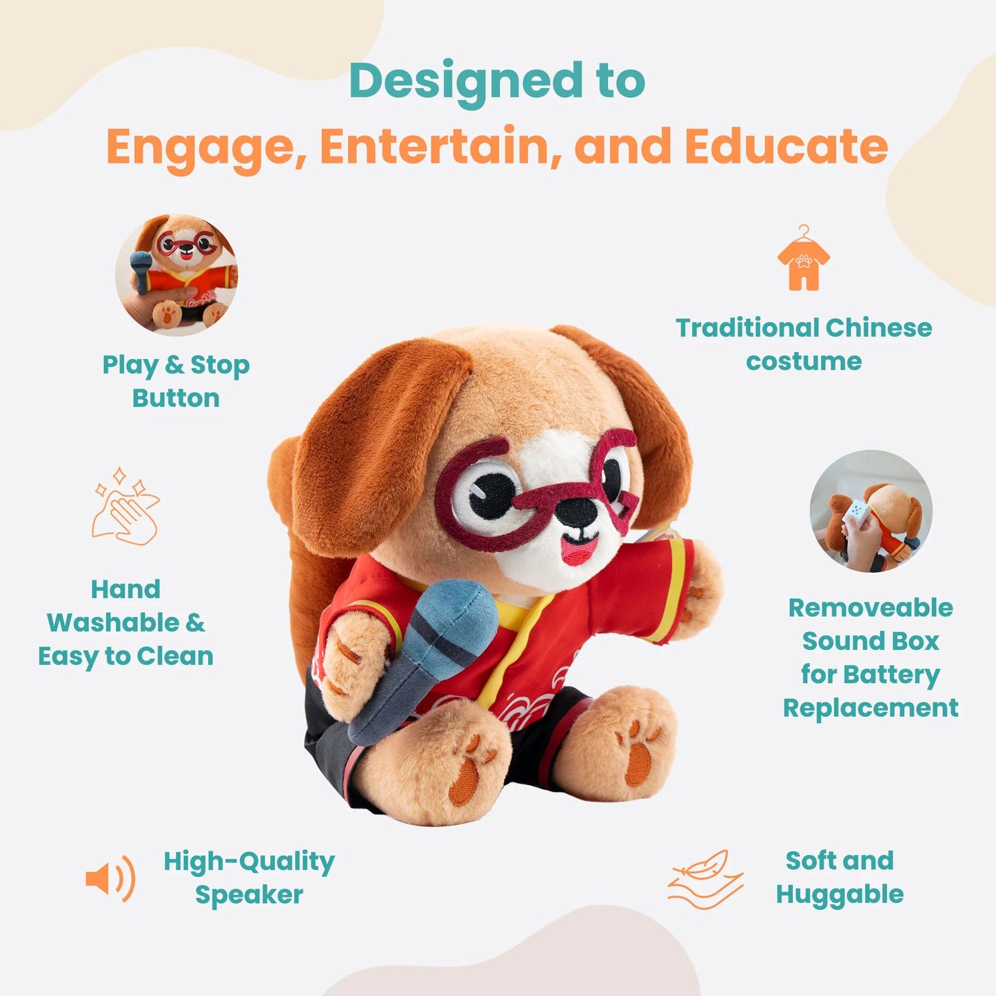 Singing Musical Plush Toy