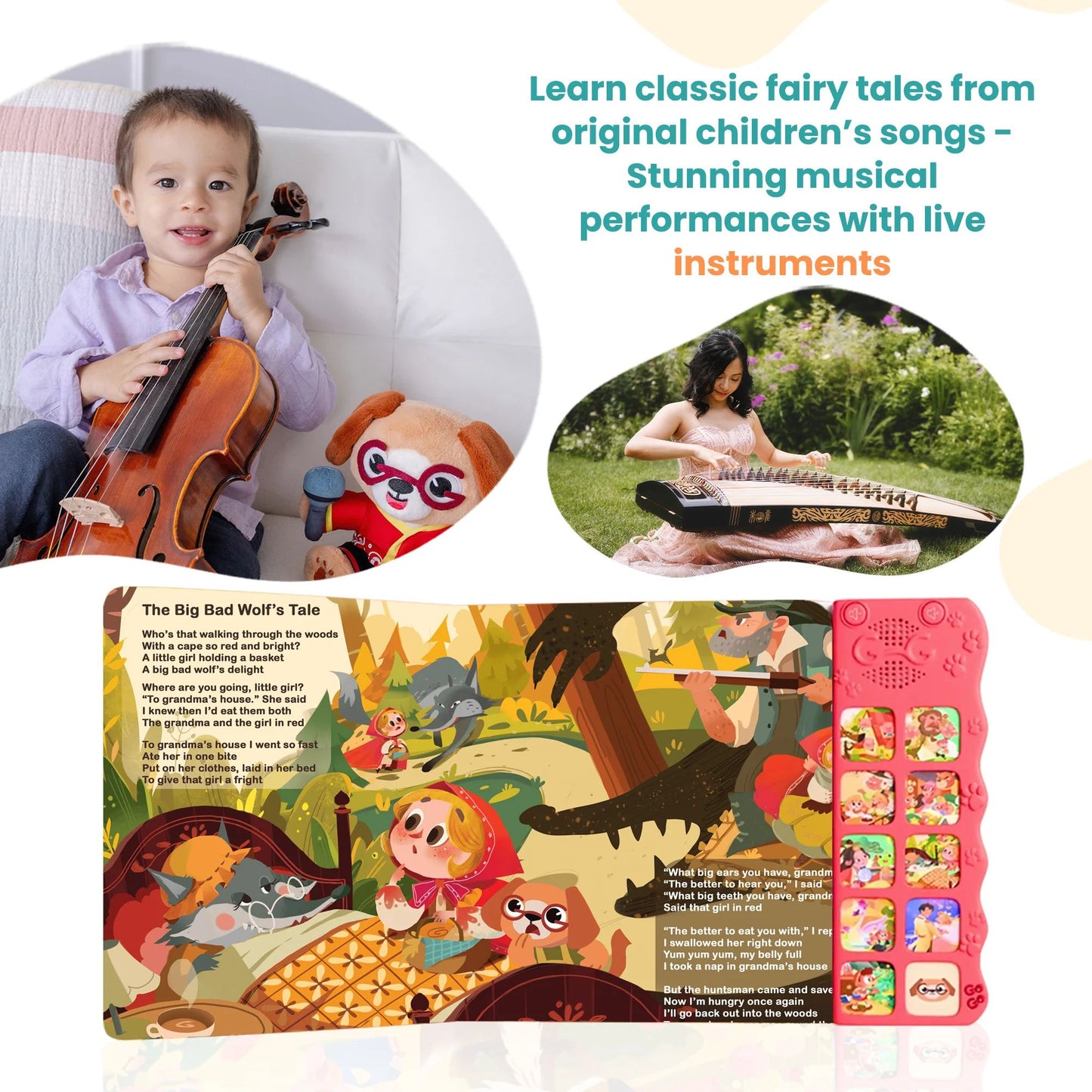9 Fairy Tale Songs Children's Sound Book